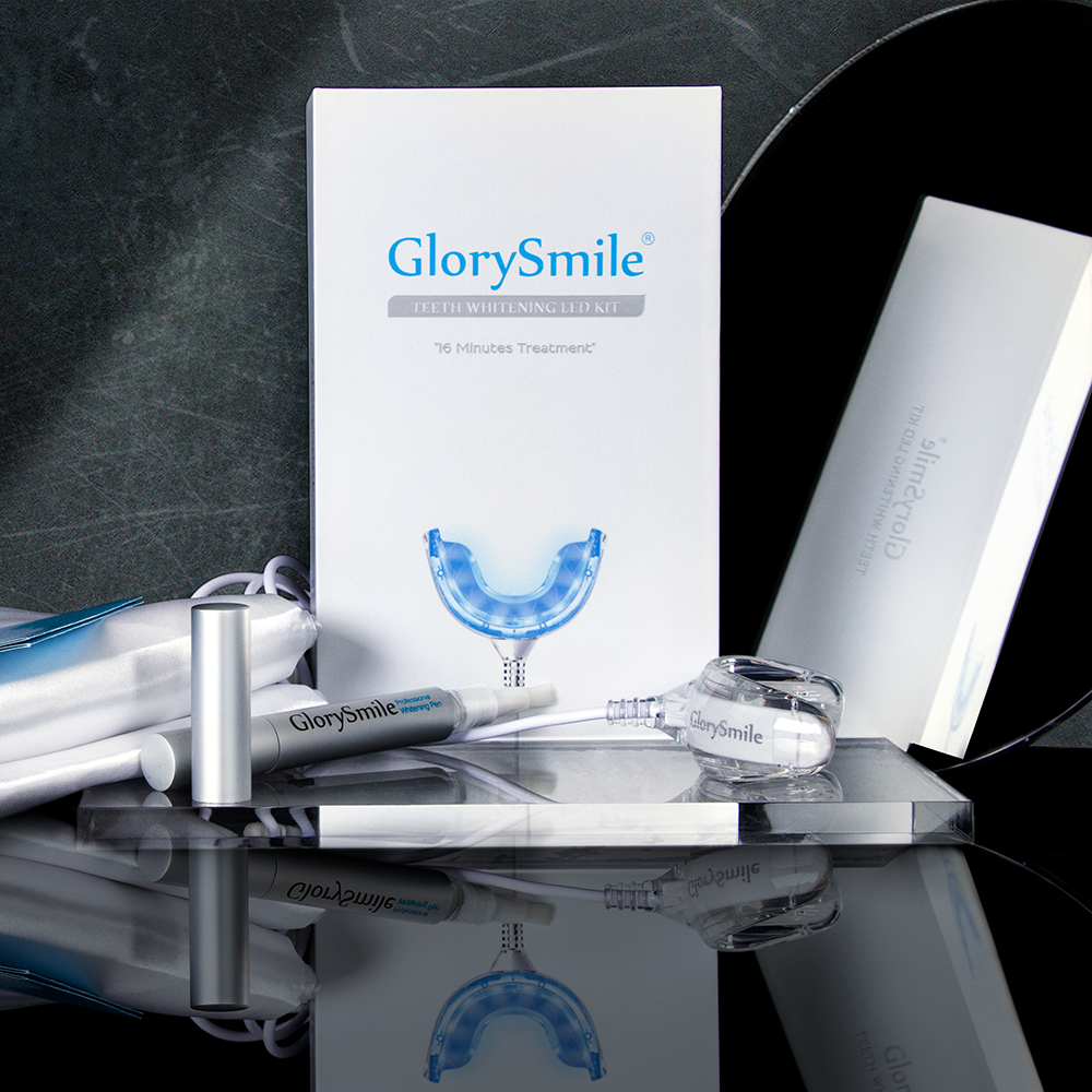 Dental Smart Whitening Machine USB Connect LED Blaue Lichtzähne Whitening Kits Private Label